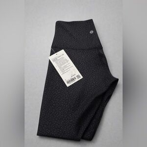 lululemon Align High-Rise Pant 28" size 4 Color Leopard Camo Deep Coal Multi NWT